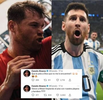 Canelo Álvarez amenaza a Lionel Messi por un video de celebración en los vestuarios tras vencer a México