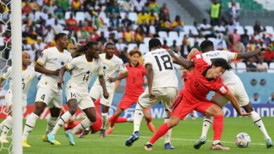 La selección de Ghana se impone 3-2 sobre Corea del Sur, evitando la eliminación