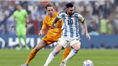 Frenkie de Jong acusa a Messi de influir en árbitro del partido entre Holanda y Argentina