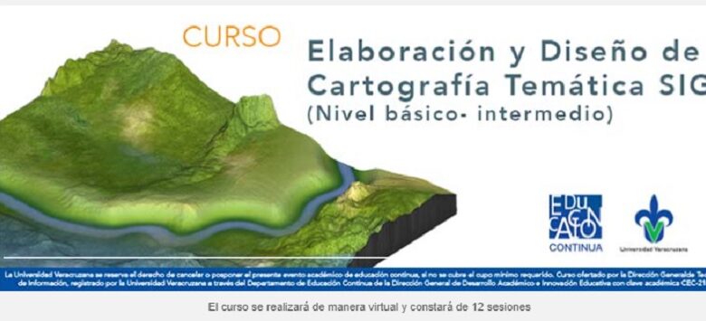 UV realizará curso Elaboración y diseño de cartografía temática SIG