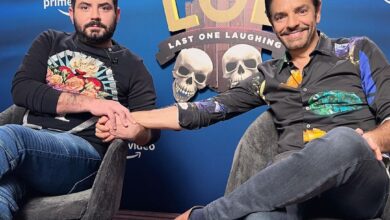 Eugenio Derbez sorprendió a su hijo Eduardo visitándolo en el estreno de su obra