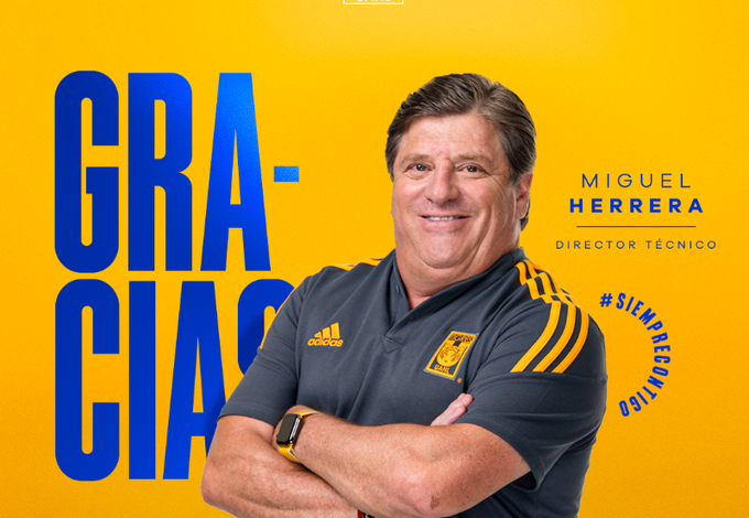 Miguel Herrera dejará de ser director técnico de los Tigres 