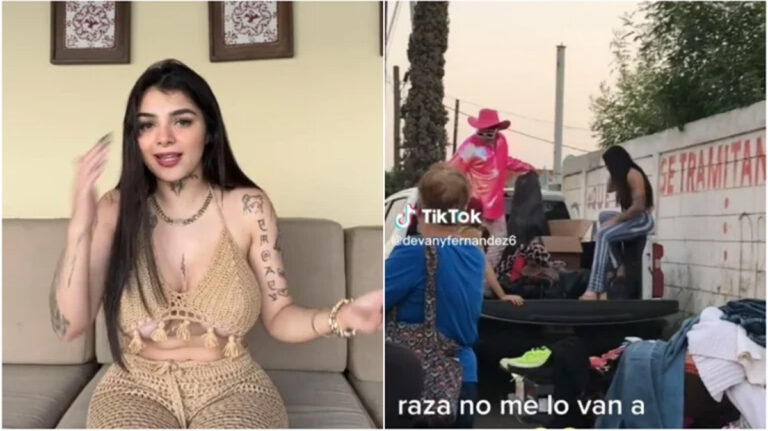 Karely Ruiz intentó vender ropa en mercado y la corrieron