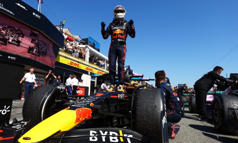 Domina Verstappen en Francia