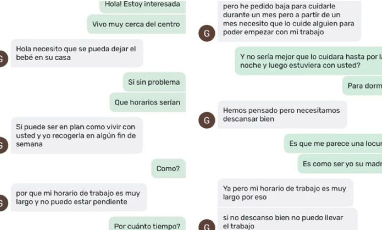 Madre se hace viral por buscar niñera para ver a su hijo solo domingos