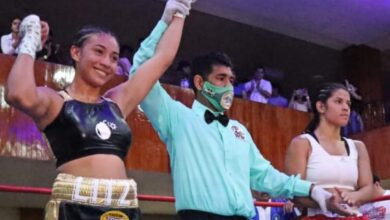 Debut triunfal de la «La Bomba» Adilene en el profesionalismo