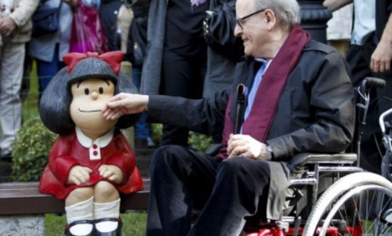 Murió Quino, creador de Mafalda