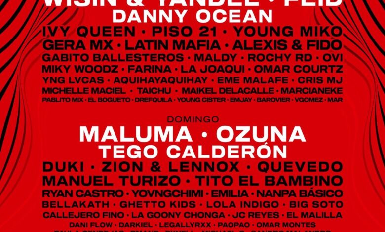 Se revela cartelera del Flow Fest 2023