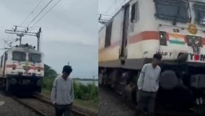 Tren embiste a joven mientras grababa un TikTok