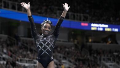 Simone Biles rompe el récord de mayor cantidad de victorias en el all-around