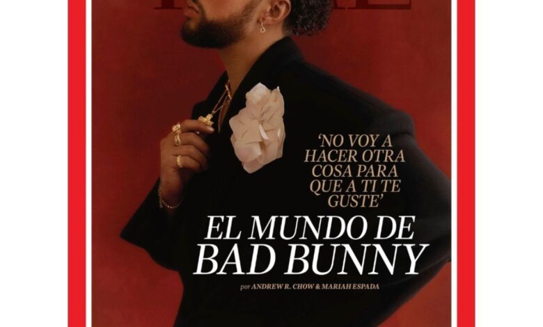 Bad Bunny en la primer portada en español de la revista «Time»