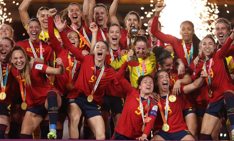 España se convierte en las campeonas del Mundial Femenil de Fútbol