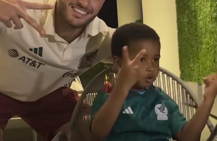 Selección Mexicana se reunió con niño etíope que deseaba ser mexicano