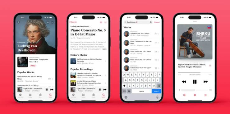 Apple anuncia Apple Music Classical, su app de música clásica