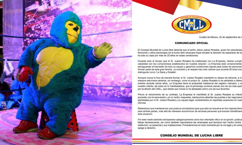 CMLL responde a KeMonito sobre su salida de la empresa