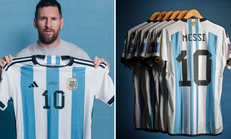 Messi dona a un hospital para niños las camisetas que usó para el mundial