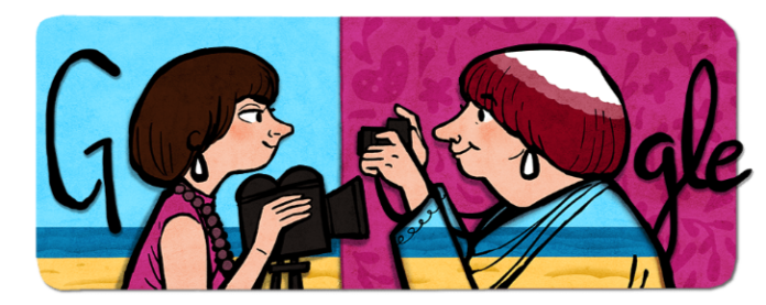 Google honra a la pionera del cine Agnès Varda con un Doodle conmovedor