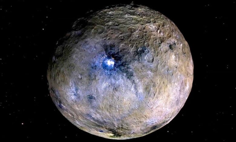 Puntos brillantes del planeta Ceres están vinculados a océanos subterráneos salados