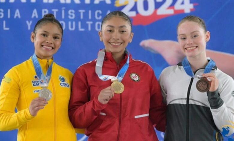 México logra dos oros, una plata y un bronce en el Panamericano de Gimnasia Artística en Colombia