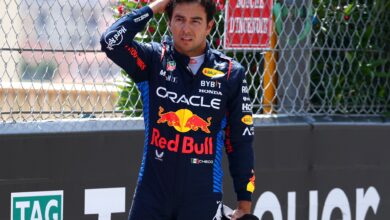 Checo Pérez es multado por regresar con un vehículo dañado al circuito del GP de Canadá