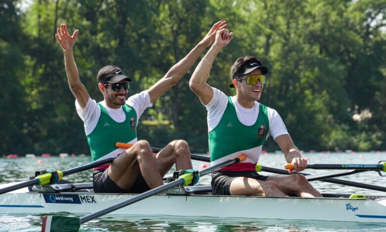 Remeros olímpicos mexicanos se preparan para Copa del Mundo en Polonia