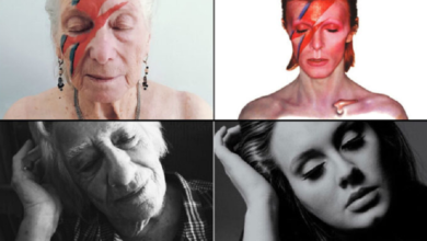 Abuelitos recrean portadas de David Bowie y Michael Jackson