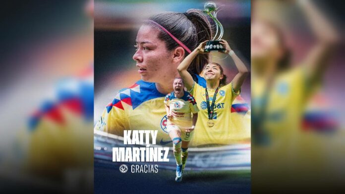 Katty Martínez se despide del América Femenil