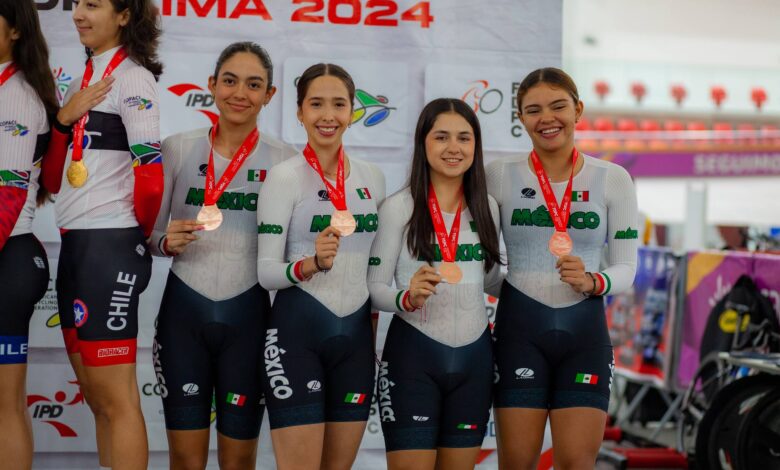 Ciclistas mexicanas obtuvieron medallas de plata en el Campeonato Panamericano Juvenil de Perú