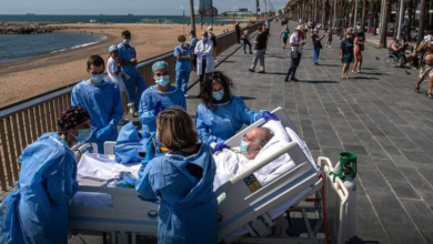 Abuelito enfermo de Covid-19 pide ver el mar y doctores cumplen su deseo