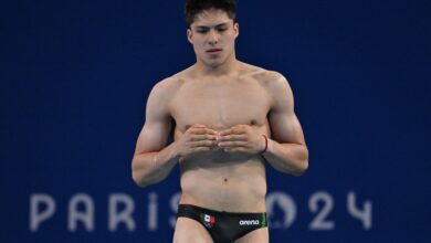 Osmar Olvera avanza a la semifinal en prueba de trampolín en París 2024