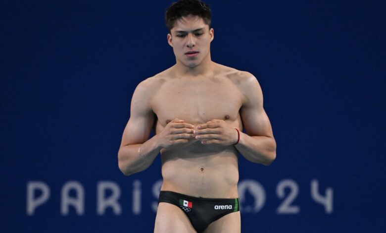 Osmar Olvera avanza a la semifinal en prueba de trampolín en París 2024