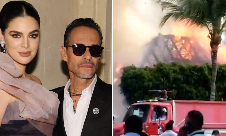 Se incendia la mansión de Marc Anthony en República Dominicana