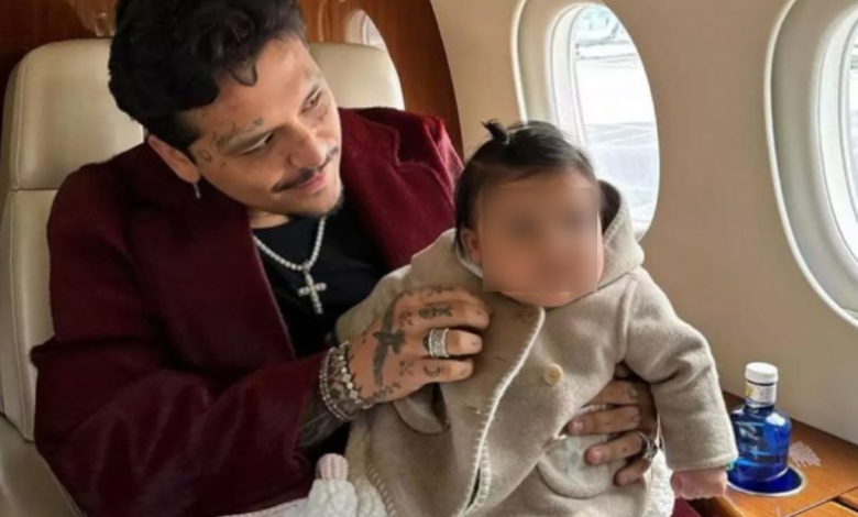 Christian Nodal viaja a Argentina y se reencuentra con su hija Inti