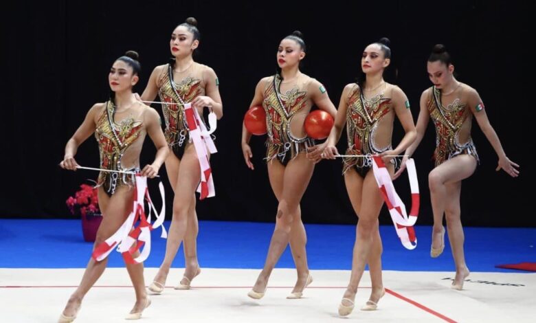 Conjunto mexicano de gimnasia rítmica está preparado para los juegos Olímpicos de París 2024