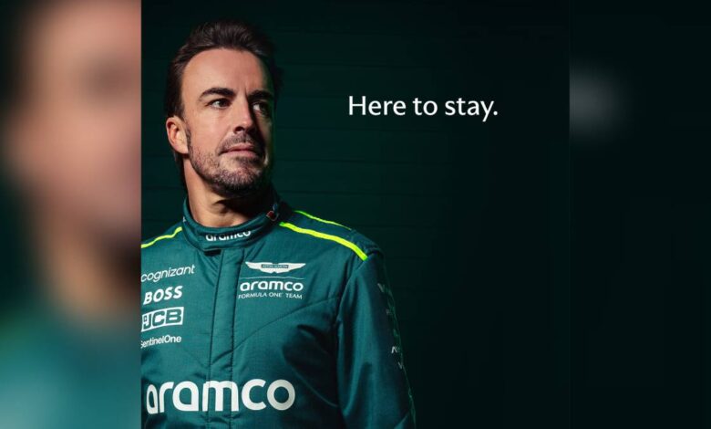 Fernando Alonso renueva con Aston Martin hasta 2026